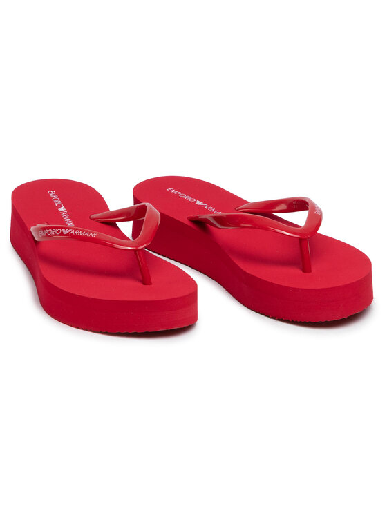 Emporio Armani Japonke Emporio Armani X3QS05 XM766 N606 Rdeča