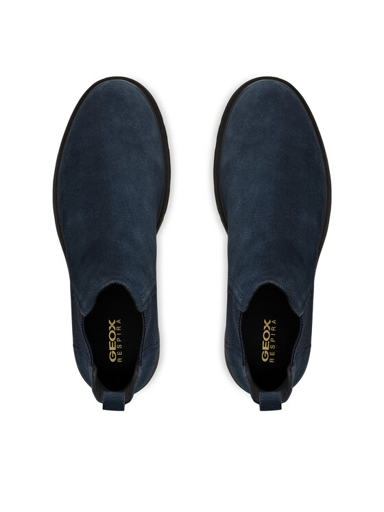 Geox Kotníková obuv s elastickým prvkem Geox U Spherica Ec1 U36D1C 00022 C4002 Tmavomodrá