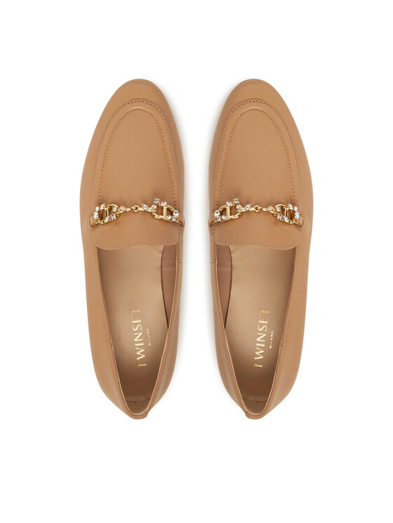 TWINSET Loaferek TWINSET 251TCP134 Barna