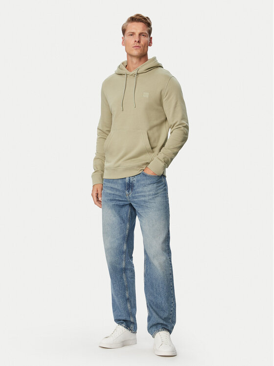 BOSS BOSS Sudadera Wetalk 50509314 Verde claro Regular Fit
