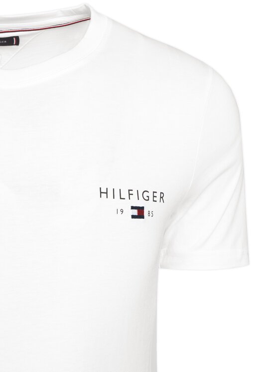 Tommy Hilfiger Tommy Hilfiger Camiseta Brand Love MW0MW41456 Blanco Regular Fit