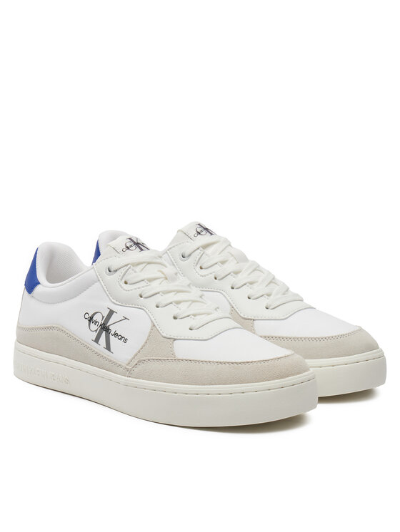 Calvin Klein Jeans Sneakers Calvin Klein Jeans Classic Cupsole Low Mix Mtl YM0YM01033 Bianco