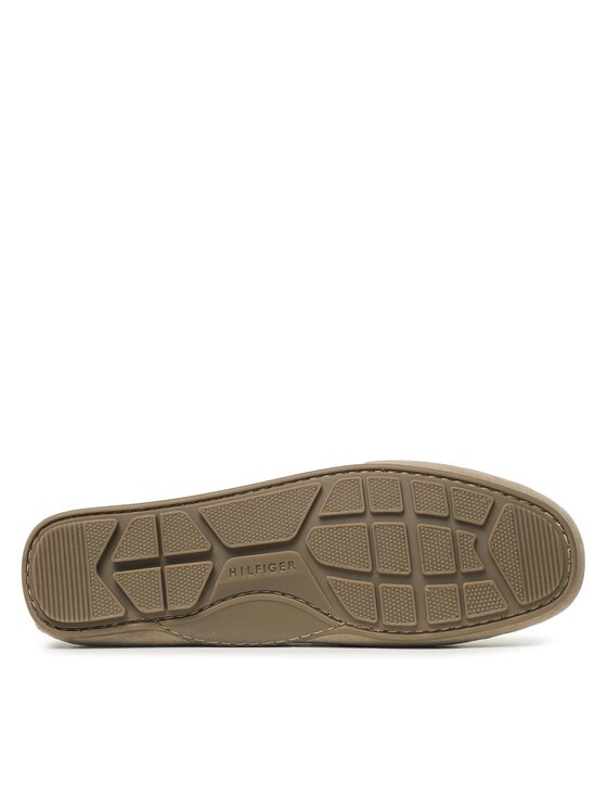 Tommy Hilfiger Mokasini Tommy Hilfiger Casual Hilfiger Suede Driver FM0FM04271 Bež