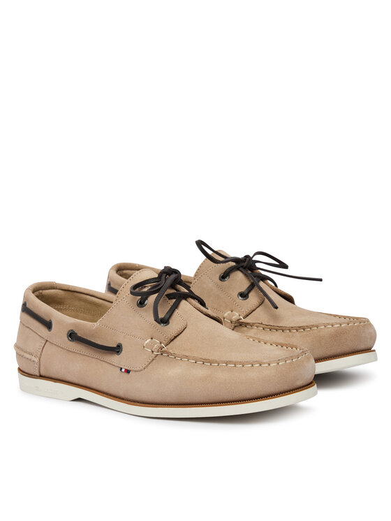 Tommy Hilfiger Pusbačiai Tommy Hilfiger FM0FM05387 Smėlio