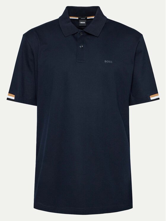BOSS Boss Поло Parlay 147 50467113 Cиній Regular Fit