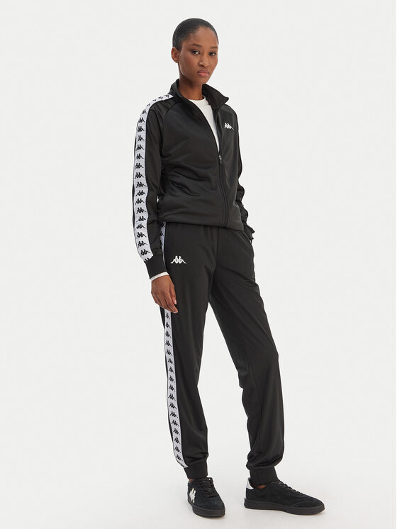 Kappa Kappa Donji dio trenerke Banda Wrastoria 303R5K0 Crna Slim Fit