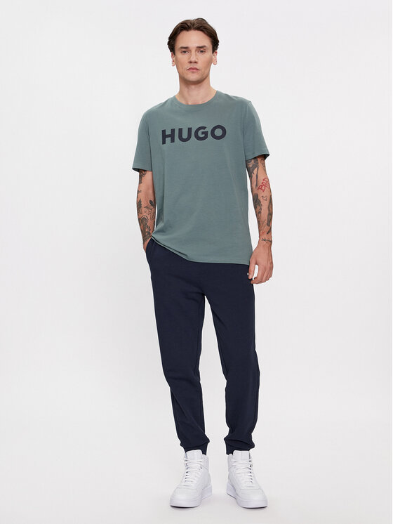 HUGO HUGO Camiseta Dulivio 50467556 Verde Regular Fit