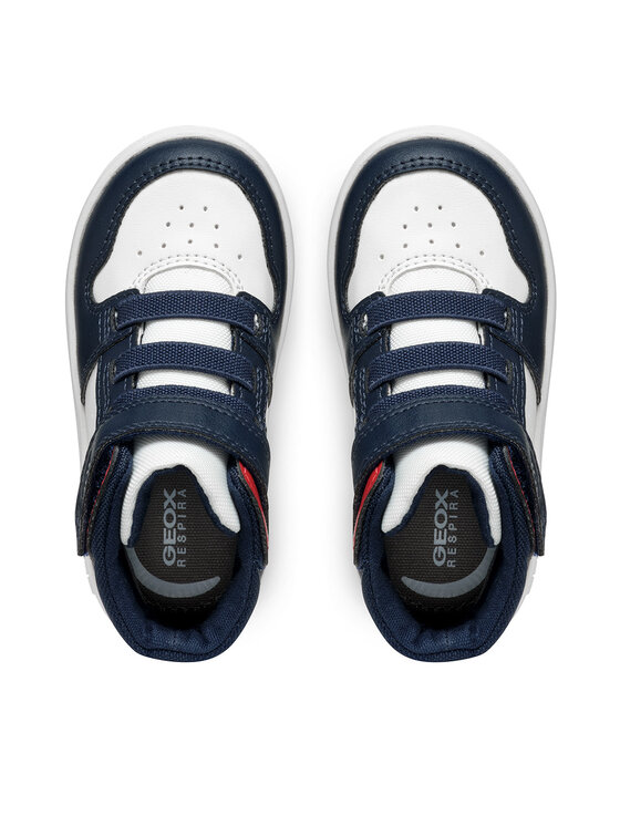 Geox Sneakersy Geox B Eclyper Boy B465LA 000BC C0899 M Biały