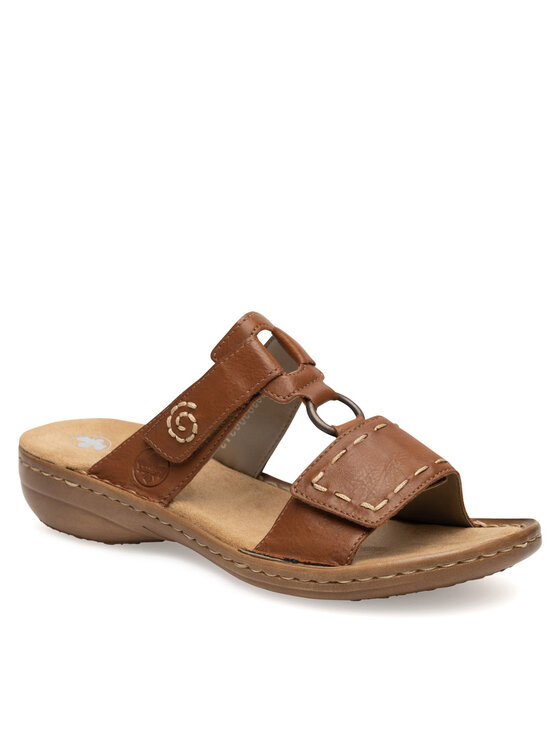 Rieker Šlepetės Rieker 60822-24 Ruda