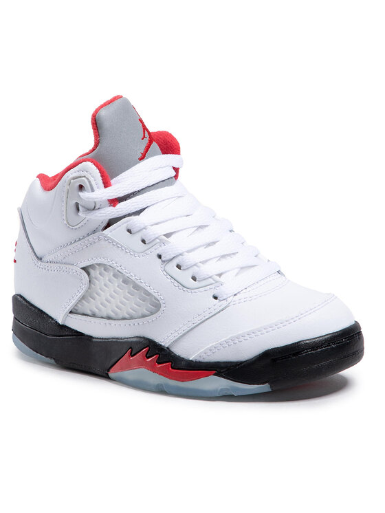 Nike Μπασκετικά Παπούτσια Nike Jordan 5 Retro (PS) 440889 102 Λευκό