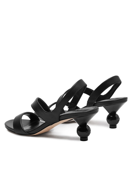 Weekend Max Mara Босоніжки Weekend Max Mara Zigano 2415521015600 Чорний
