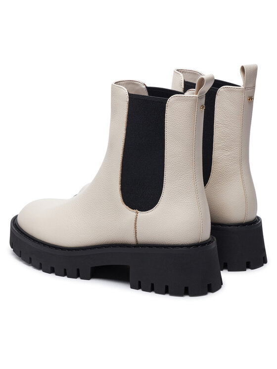 MICHAEL Michael Kors Členková obuv s elastickým prvkom MICHAEL Michael Kors Asher 40F4ASFE5L Béžová