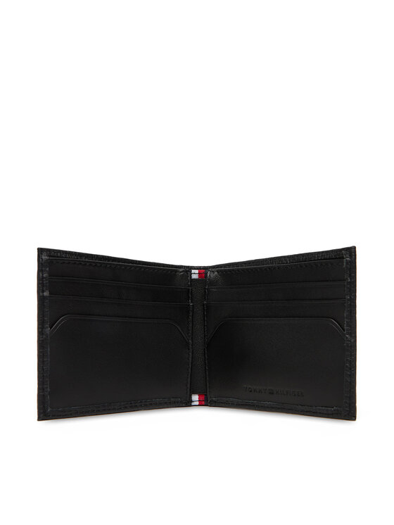 Tommy Hilfiger Peňaženka Tommy Hilfiger Th Flag Mini Cc Wallet AM0AM13708 Čierna
