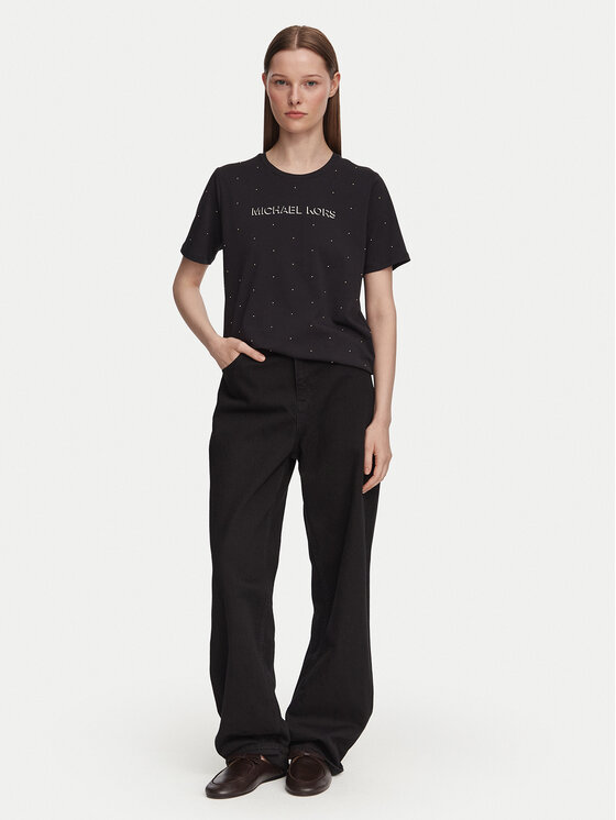 MICHAEL Michael Kors MICHAEL Michael Kors Camiseta MT6524Y97J Negro Regular Fit