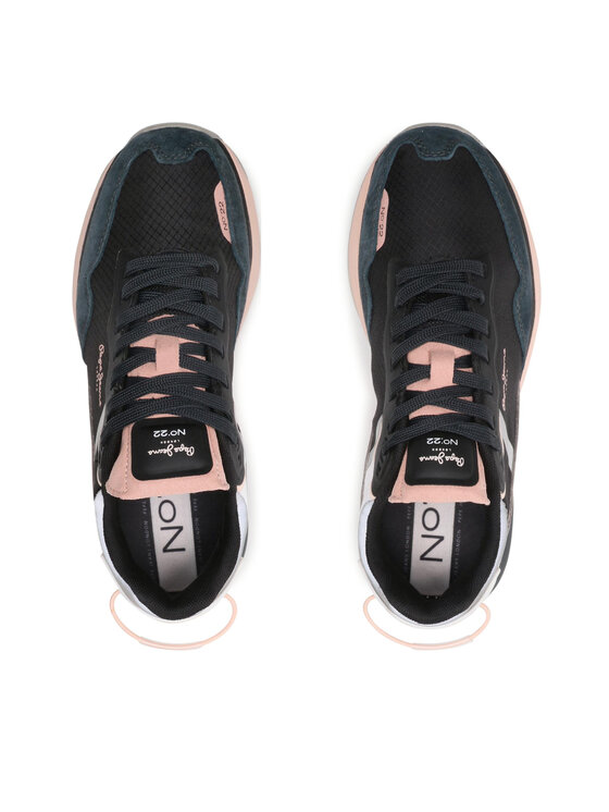 Sneakers Pepe Jeans No22 Spring Woman PLS31347 Negru | Epantofi.ro