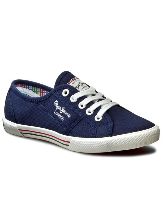 Pepe Jeans Zapatillas de tenis Pepe Jeans Aberlady Basic 17 PLS30500 Azul marino