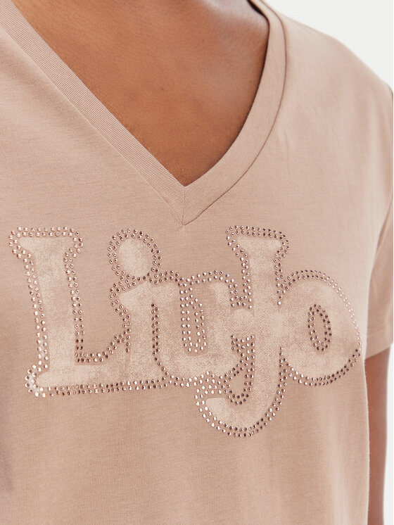 Liu Jo Sport Liu Jo Sport Camiseta TA6057 JS923 Beis Regular Fit