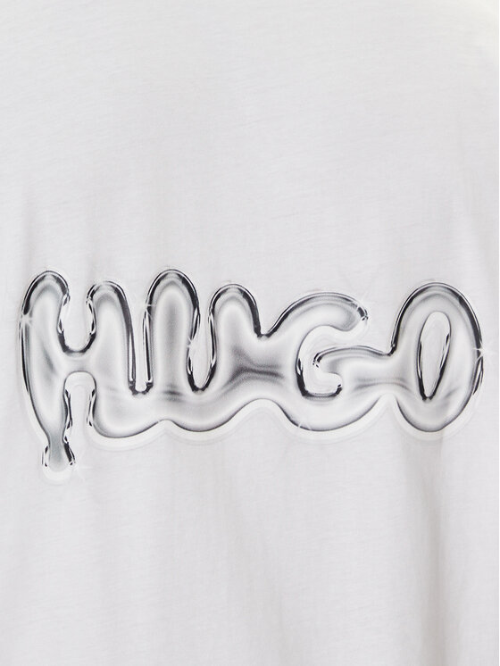 HUGO HUGO Camiseta Nyrotee 50549769 Blanco Loose Fit