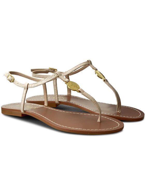LAUREN RALPH LAUREN Flip flop LAUREN RALPH LAUREN Aimon N89 XZ4XM XY4XM XW4S7 Bej