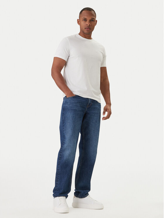 Calvin Klein Calvin Klein Camiseta LV04LC240G Blanco Slim Fit