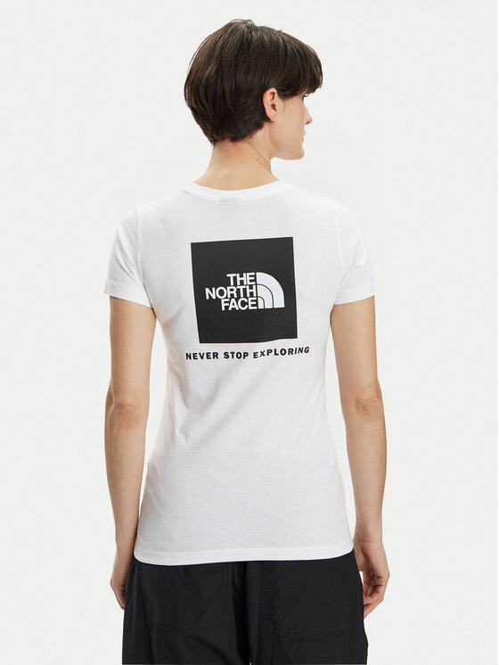 The North Face The North Face Marškinėliai Redbox NF0A87NM Balta Regular Fit