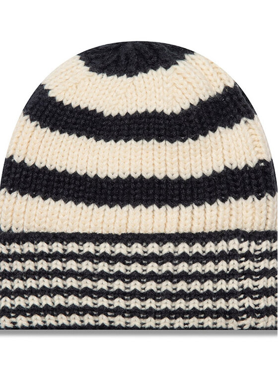 New Era Шапкa New Era Ne Stripe Knit Bean 60565460 Чорний