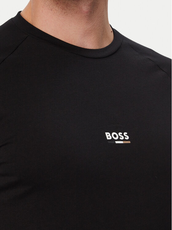 BOSS BOSS Camiseta 50517970 Negro Slim Fit