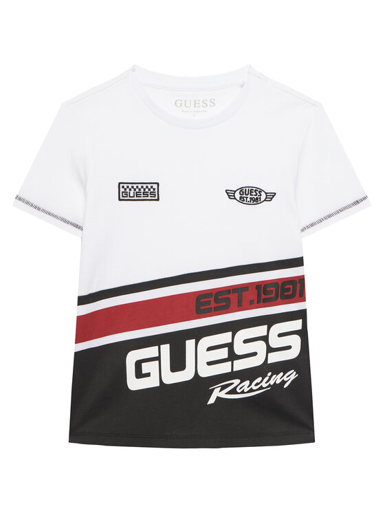 Guess Guess Camiseta N6RI06 K8HM4 Blanco Regular Fit