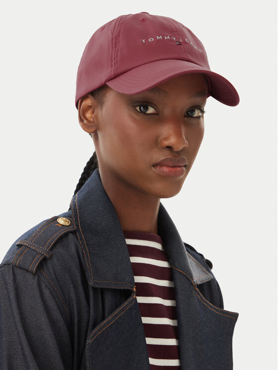 Tommy Jeans Šilterica Tommy Jeans Tjw Linear Logo 6 Panel Cap AW0AW16868 Crvena