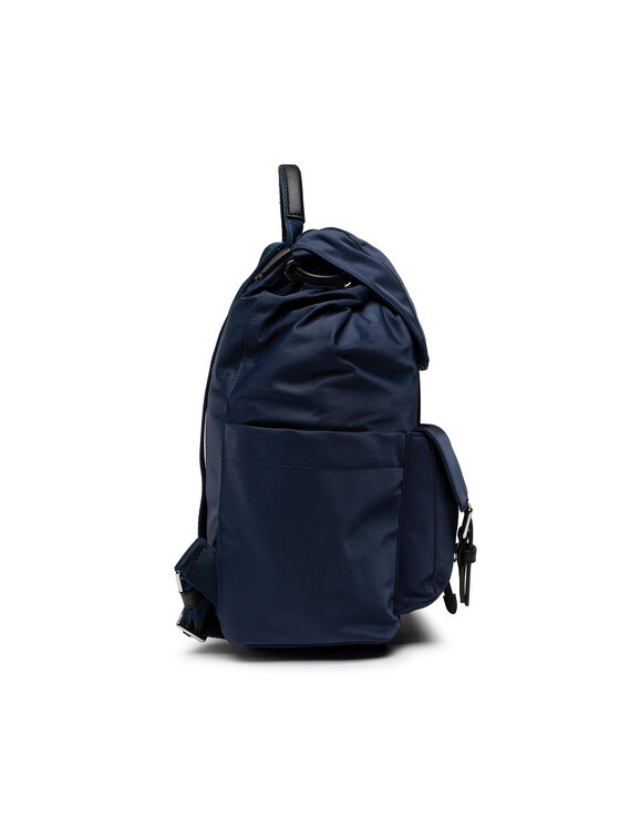 Tory Burch Раница Tory Burch Virginia Flap Backpack 85061 Тъмносин
