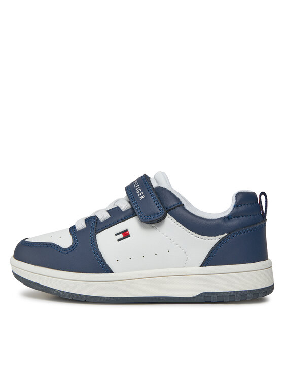 Tommy Hilfiger Tenisice Tommy Hilfiger Low Cut Lace Up/Velcro Sneaker T1X9-33340-1355 Bijela