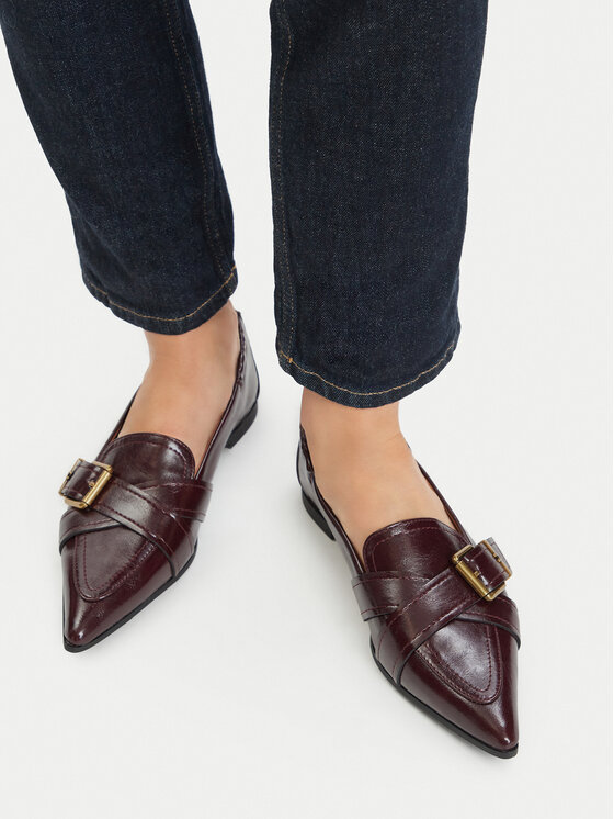 MEXX Półbuty MEXX EO-MI001202063W Bordowy