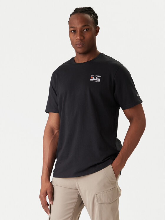 Columbia Columbia Camiseta Explorers Canyon™ 2036451 Negro Regular Fit