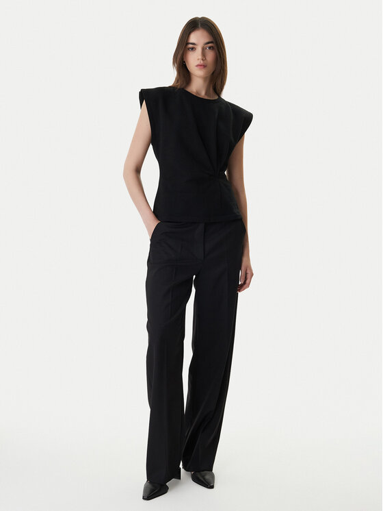 BOSS BOSS Camiseta 50554276 Negro Regular Fit