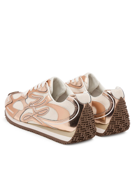 KARL LAGERFELD Sneakersy KARL LAGERFELD Velocette KL63925 Ružové zlato