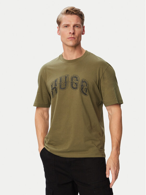 HUGO HUGO Camiseta Nerpient 50566041 Caqui Regular Fit