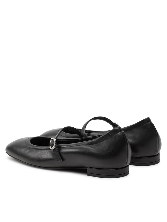 Stuart Weitzman Балетки Stuart Weitzman Claris Ballet Flat SI573 Чорний