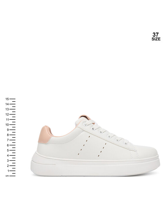 Calvin Klein Sneakers Calvin Klein Low Cut Lace-Up V3A9-83221-1355A953 S Alb