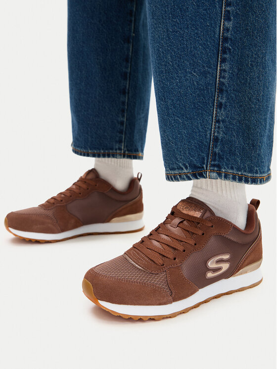 Skechers Sneakersy Skechers 111/CHOC Brązowy