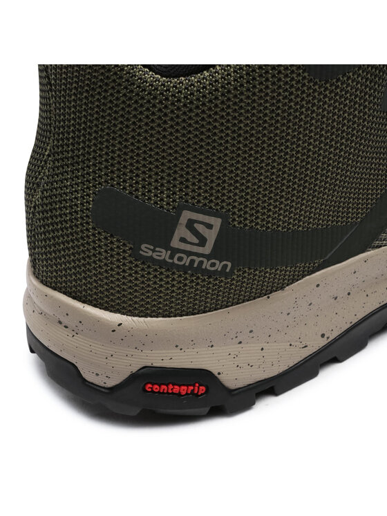 Salomon Trekingová obuv Salomon Outline Prism Mid Gtx GORE-TEX 411201 26 M0 Zelená
