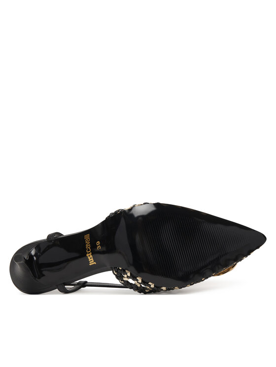 Just Cavalli Pantofi cu toc subțire Just Cavalli 80RA3S14 ZSE38 Negru
