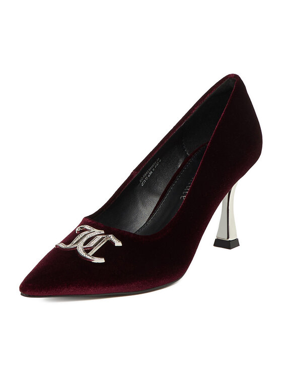 Juicy Couture Туфлі на шпильці Juicy Couture EO-R24SS94659 Бордовий