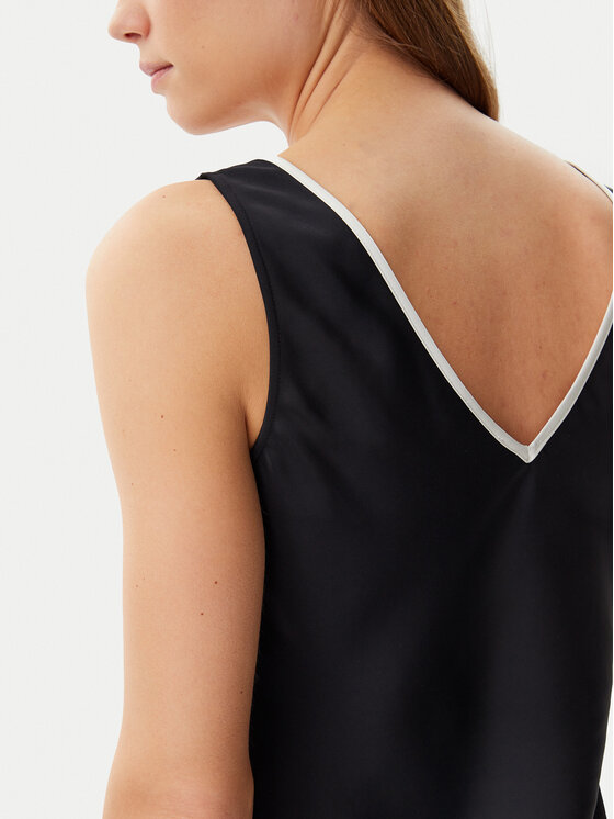Calvin Klein Calvin Klein Top K20K208185 Crna Regular Fit
