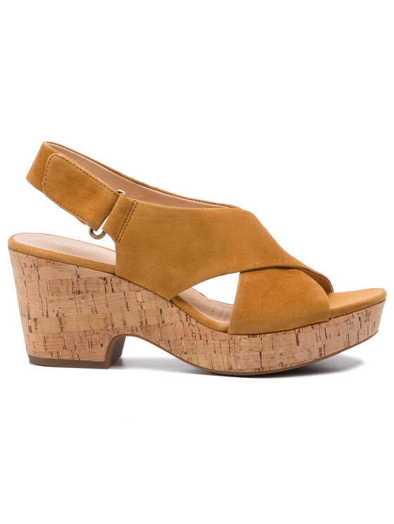 Clarks Basutės Clarks Maritsa Lara 261401214 Ruda