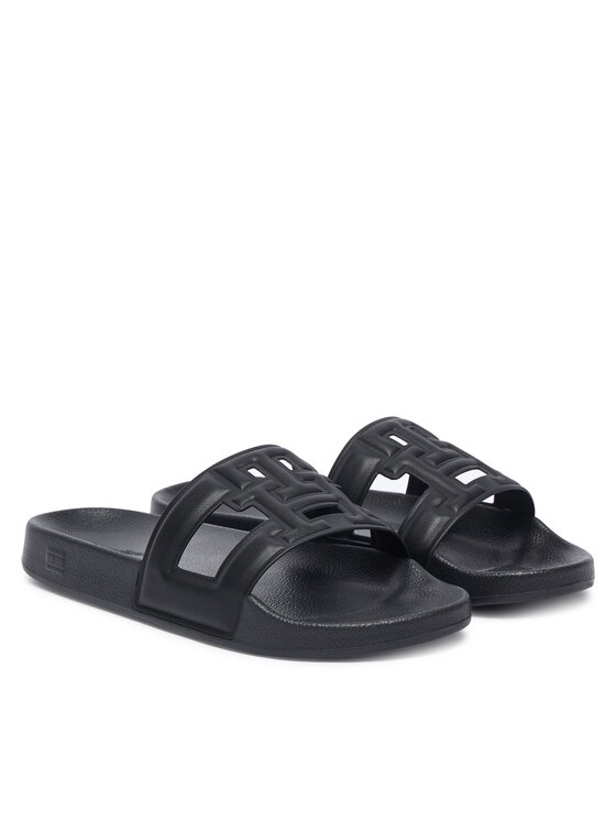 Tommy Hilfiger Chanclas Tommy Hilfiger Monogram Pool Slide FW0FW09424 Negro