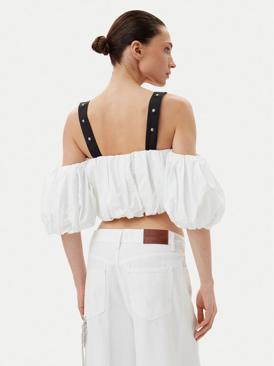PINKO PINKO Top 105176 A2LD Bianco Regular Fit