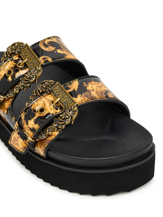 Versace Jeans Couture Шльопанці Versace Jeans Couture 80VA3SM1 ZS366 G89 Чорний
