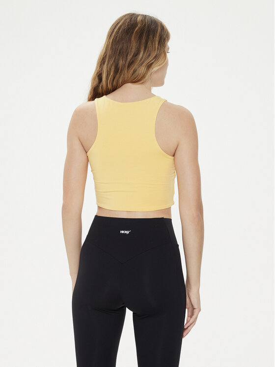 adidas adidas Топ City Escape IS0668 Жовтий Slim Fit