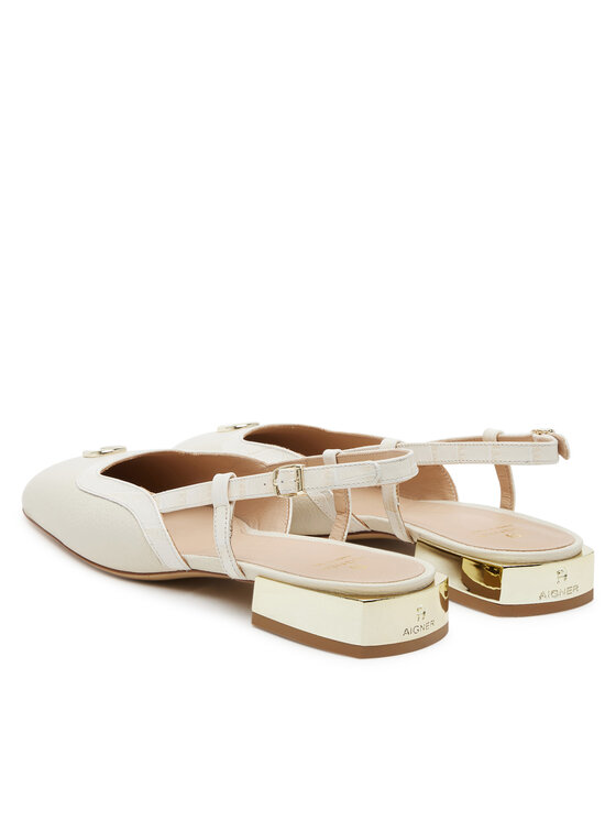 Aigner Балетки Aigner Fashion Saskia 18A 1251090 Білий