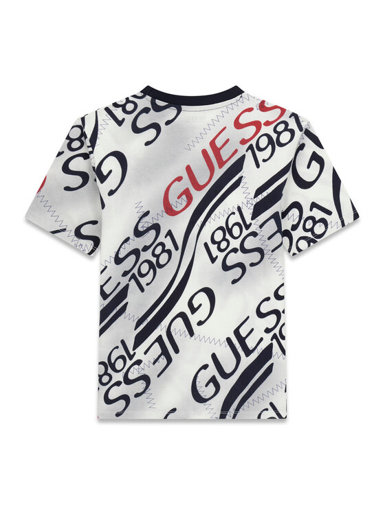 Guess Guess Camiseta L6RI04 K8HM4 Blanco Oversize
